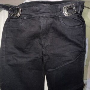 GRLFND Women’s Black Jeans with Belt